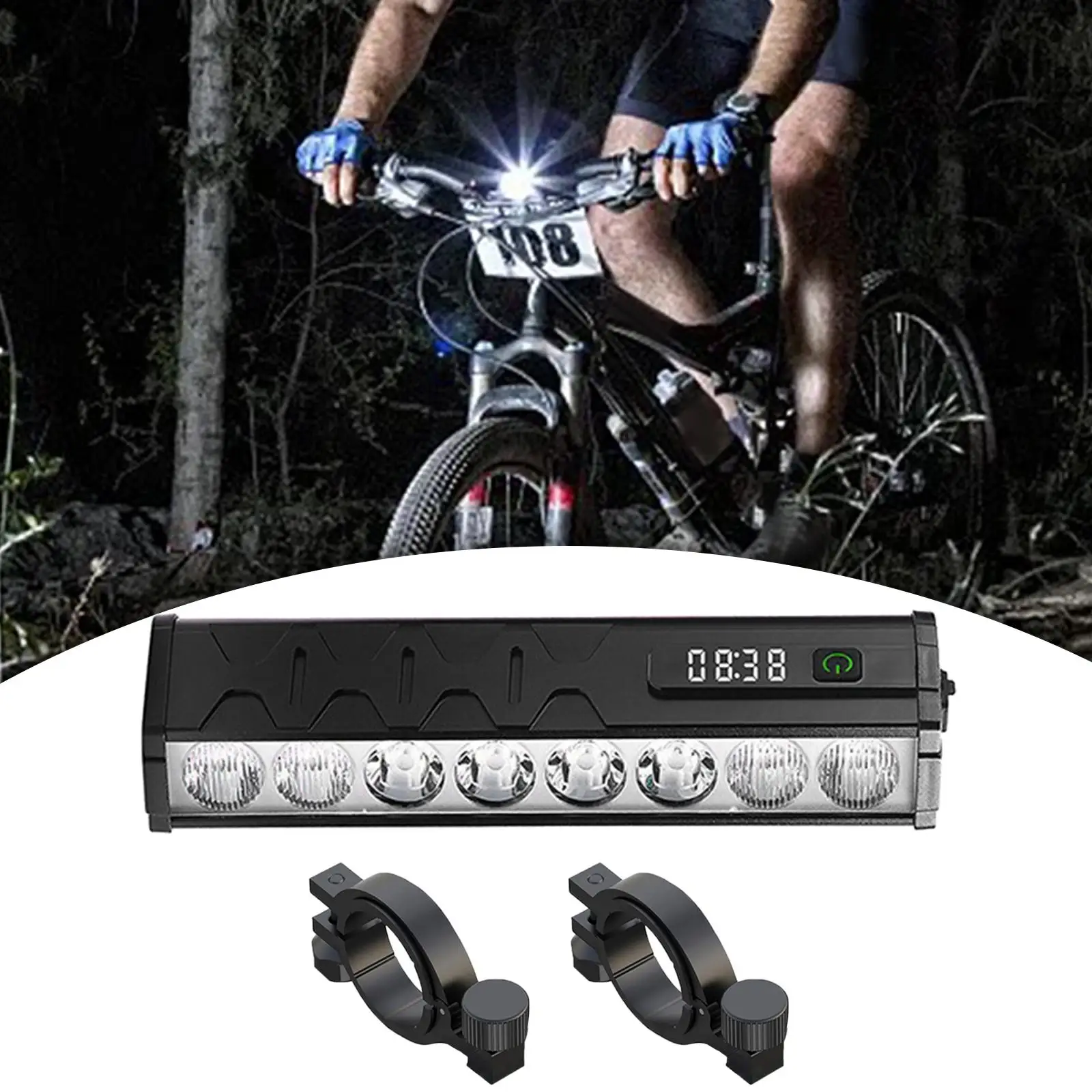 Bicycle Front Light Multi Modes Bike Headlight Sports Cycling Night Riding