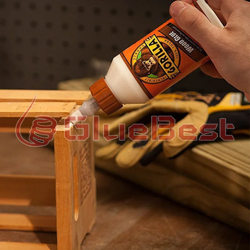 Gorilla WOOD Fast-Drying Curing Agent for Strong Bonds on Hardwood, Softwood, and Composites, Water-Resistant Original Product