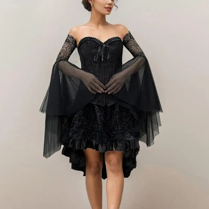 Tay áo ren thanh lịch bao gồm ARMWear for Women Trang phục và bữa tiệc chủ đề Y08E