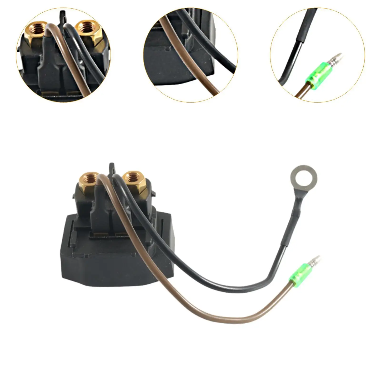 

Starter Solenoid/relay Assy Accessories 8M0098898 Replacement Fittings Easy to Install Professional Sturdy 12V for 25HP