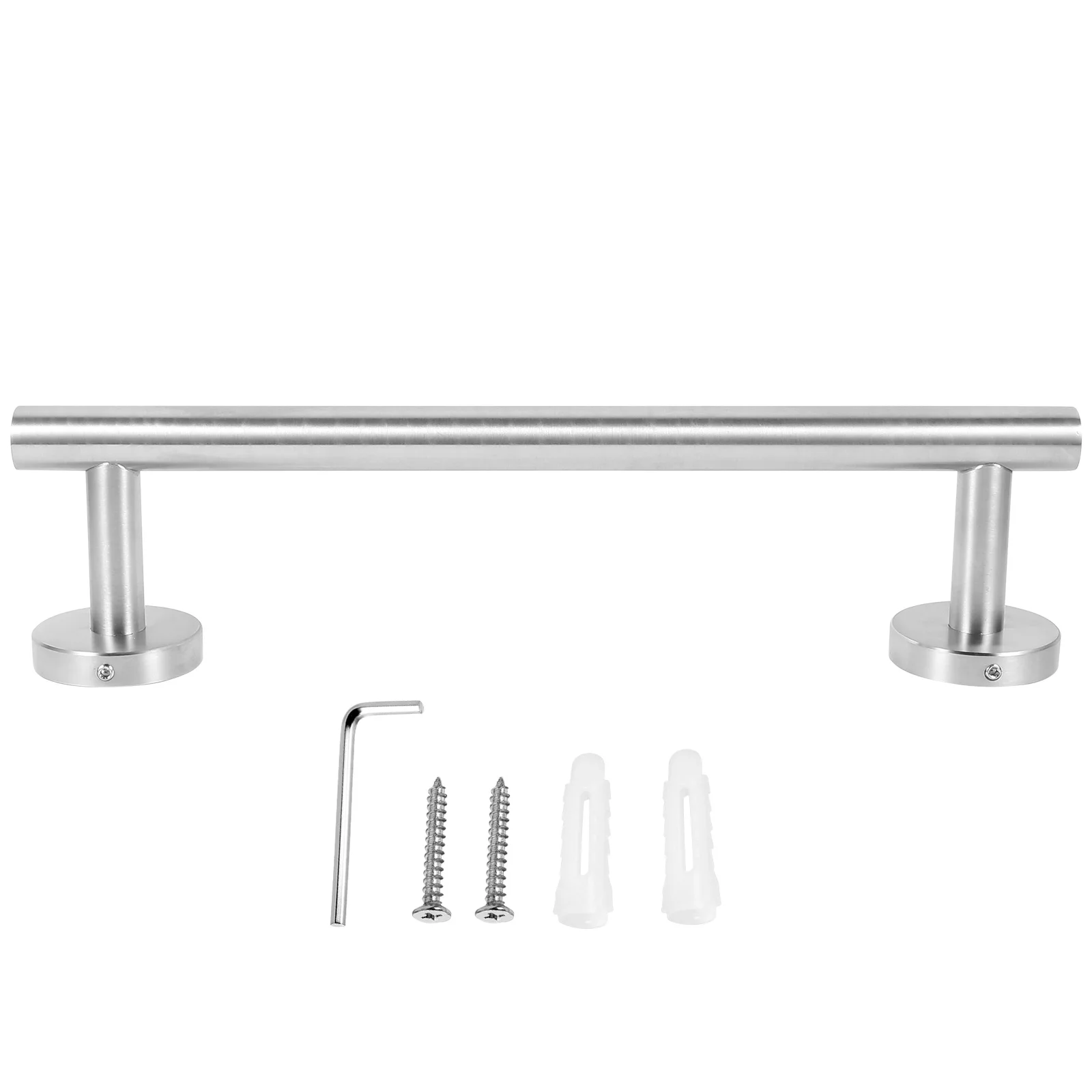 

1pc Stainless Steel Towel Mounted Organizer for Kitchen Bathroom Laundry Racks Bars Hangers Storage Solution