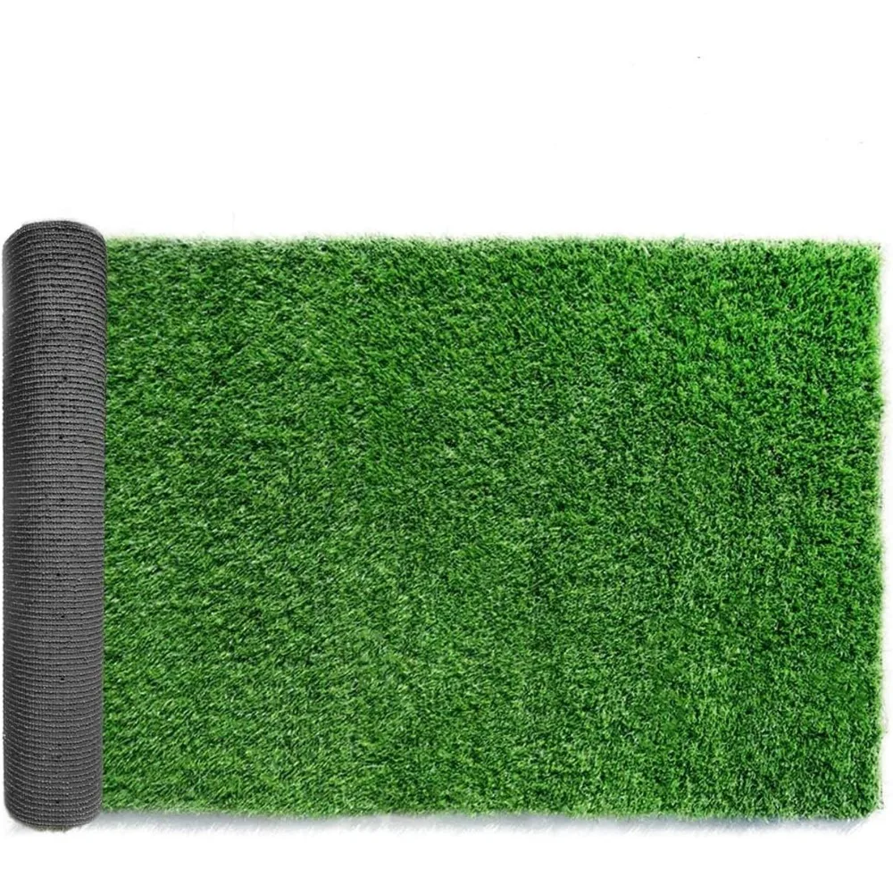 Artificial Grass Lawn Turf 7 FT x 12 FT(84 Square FT) Realistic Synthetic Grass Mat, Backyard Patio Balcony, Drainage Holes