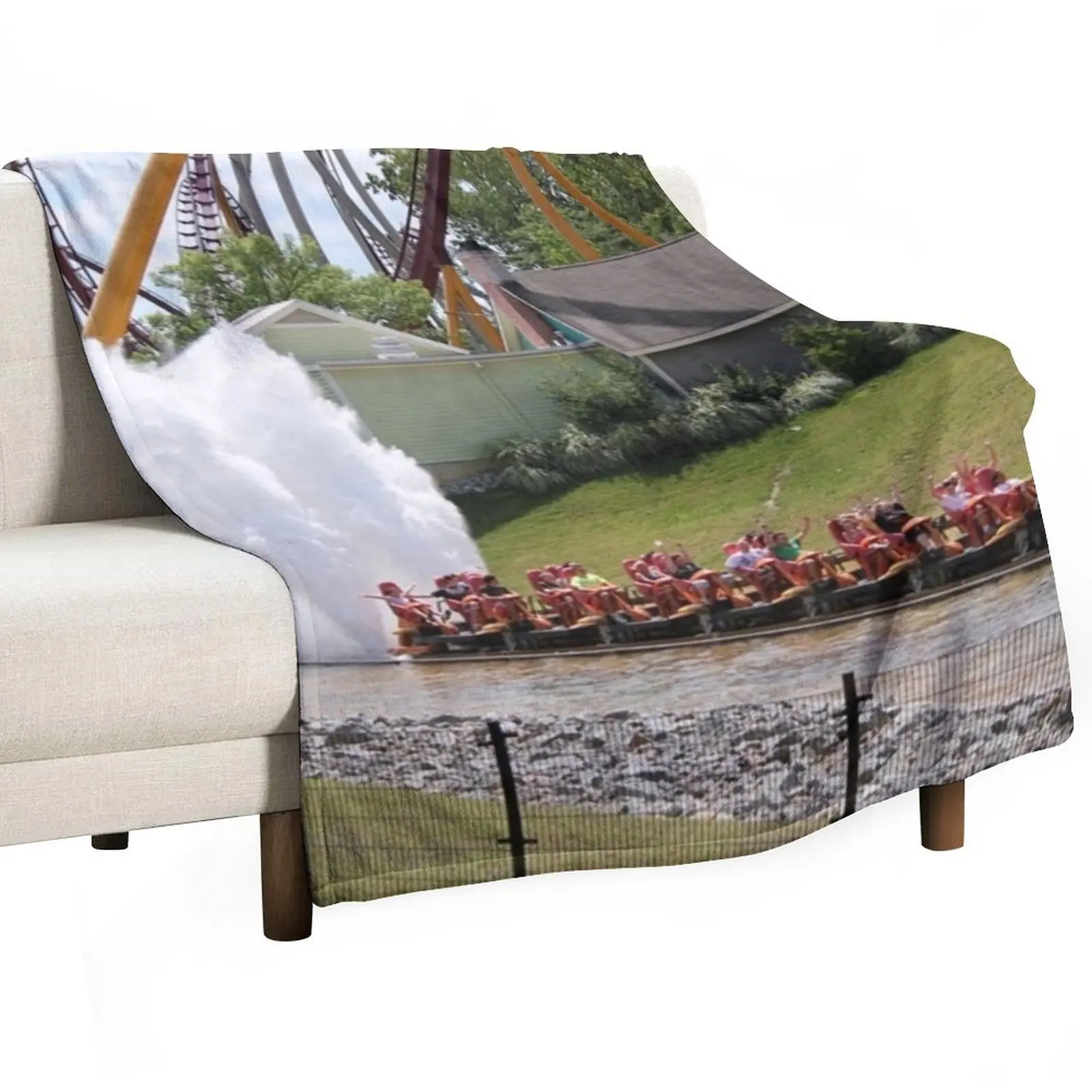 

Splashdown Throw Blanket Decorative Beds Flannel christmas gifts Kid'S Blankets