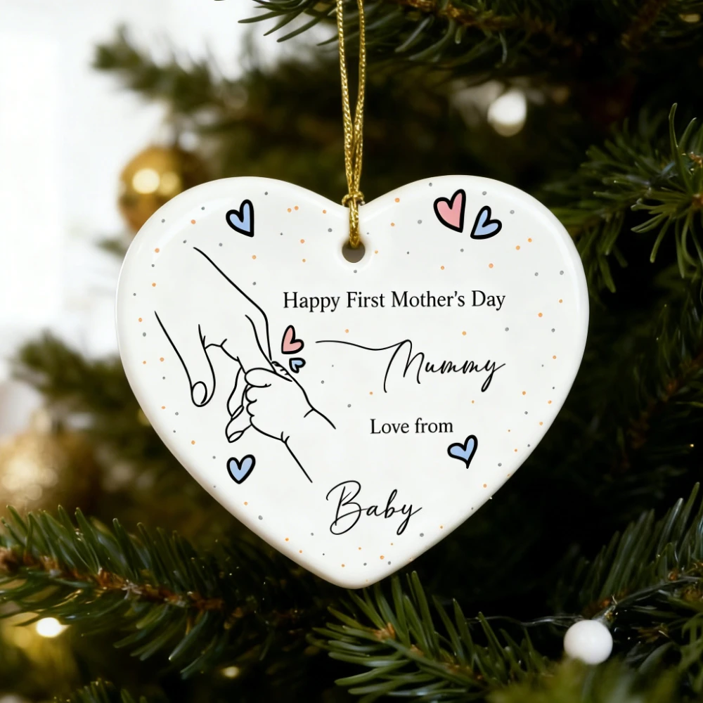 Acrylic ornaments/decorations from son and daughter for mother; Mother's Day decorations; Mother's Day ornaments