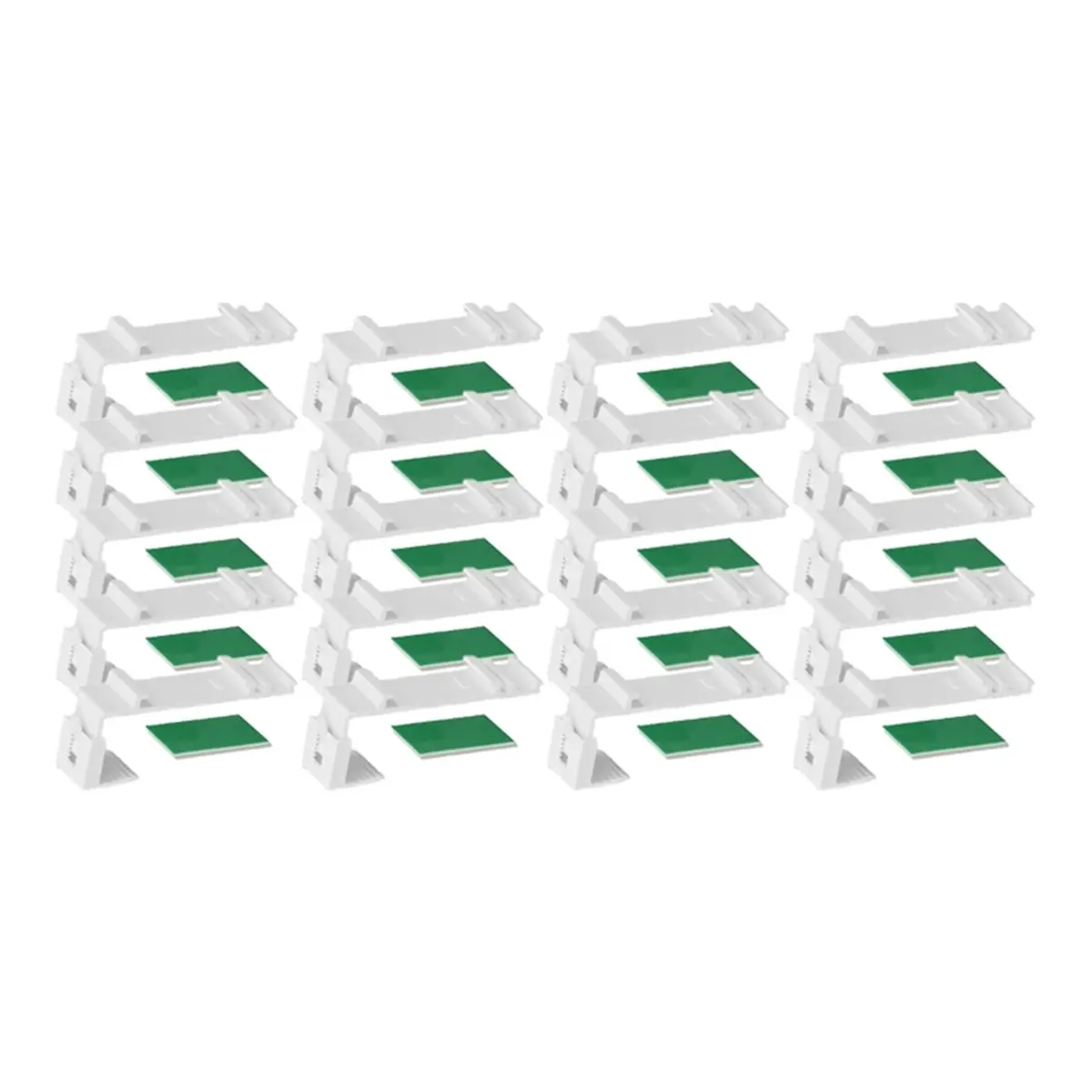 LUCK 20Pcs Roller Blind Bracket Fixing Accessories Roller Curtain Holder Window Shade Clamp Repair Replacement Parts Hardware
