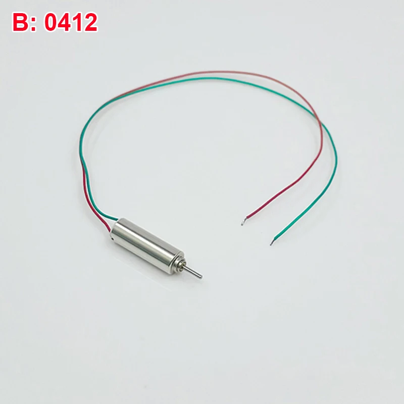 3V-3.7V 0408 / 0412 Mini Coreless DC Motor 4mm*8mm 4mm*12mm Micro Electric Motor UAV RC FPV Drone Quadcopter Toy Engine