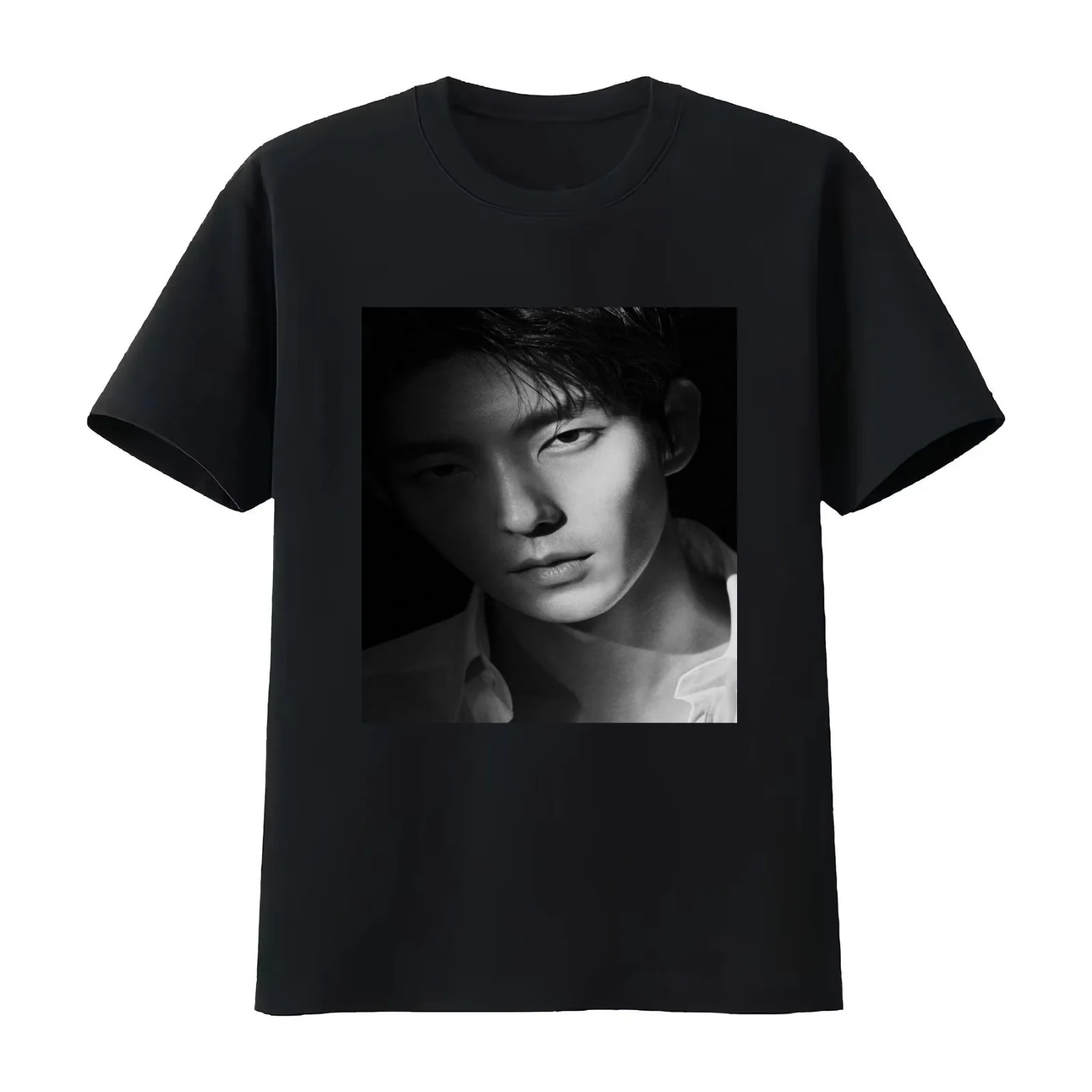 flower for evil character T-Shirt Summer Casual Cotton Tee Oversized Streetwear Tops Vintage Graphic Print Unisex Men Women