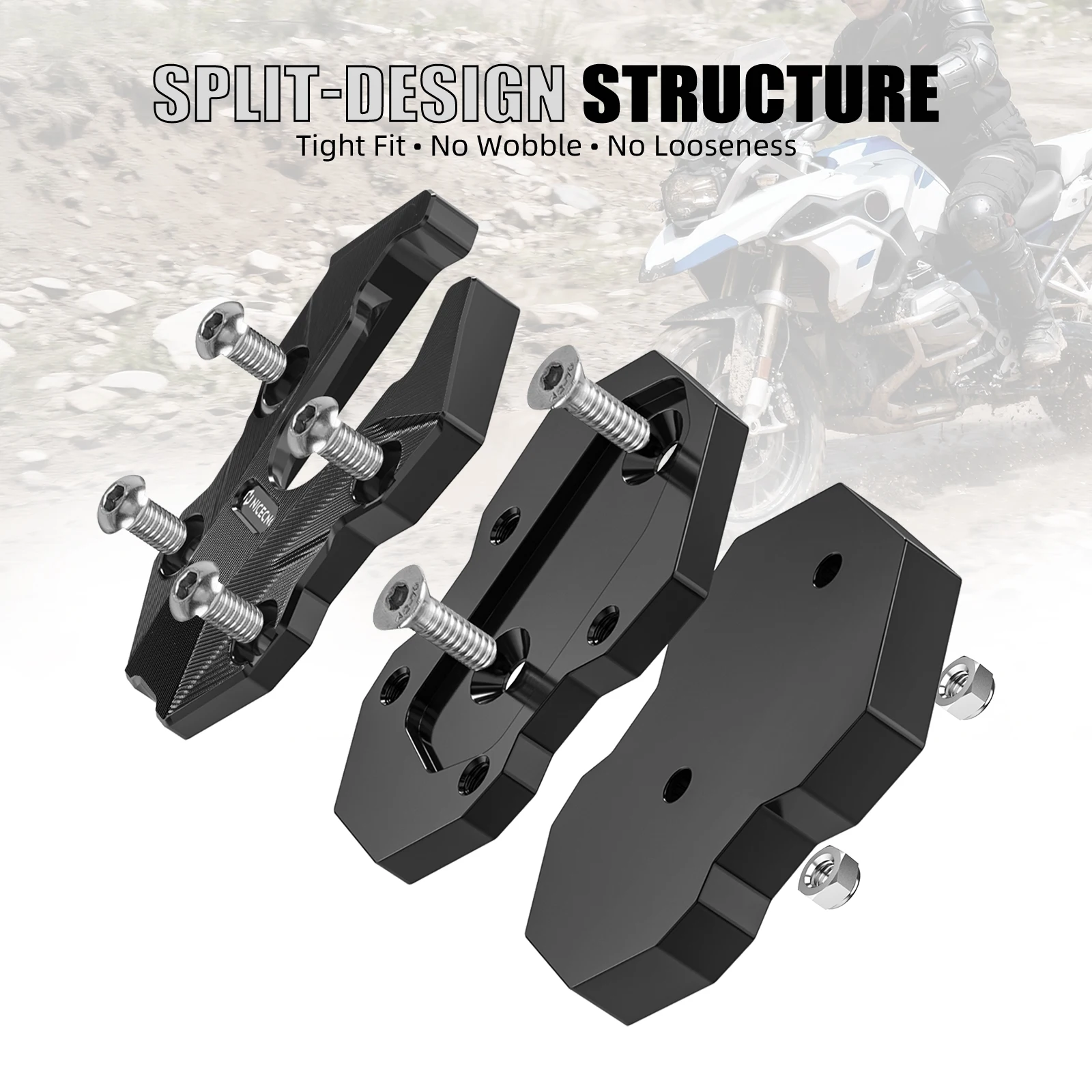 Afbeelding 5: 2024-2025 Voor BMW R1300GS ADV R 1300 GS Adventure Kickstand Uitbreiding Plaat Zijstandaard Vergroter Pad Vervangen Nummer 4653 1638616