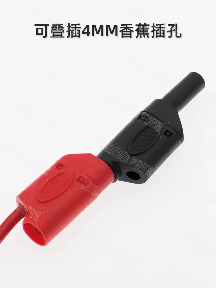 4mm safety sheathed high-voltage banana plug assembly type stackable and continuous insertion lantern flower test head image 3