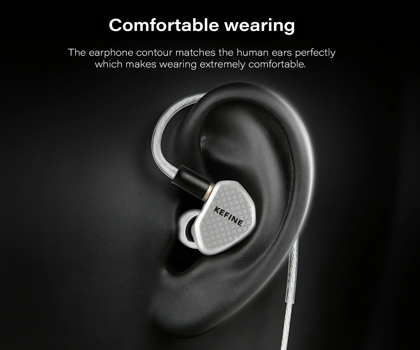 Kefine Klean SV 10mm DLC Membran-Dynamischer Treiber HiFi IEM Kopfhörer mit Robuster und Langlebiger Konstruktion – Detail 8