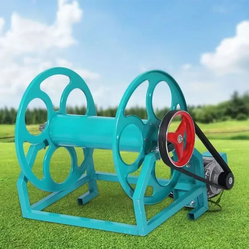 for Agricultural Dosing Pipe Electric Remote Control Manual Pipe Collecting Hose Reel Hose Winding Cart Garden Tools