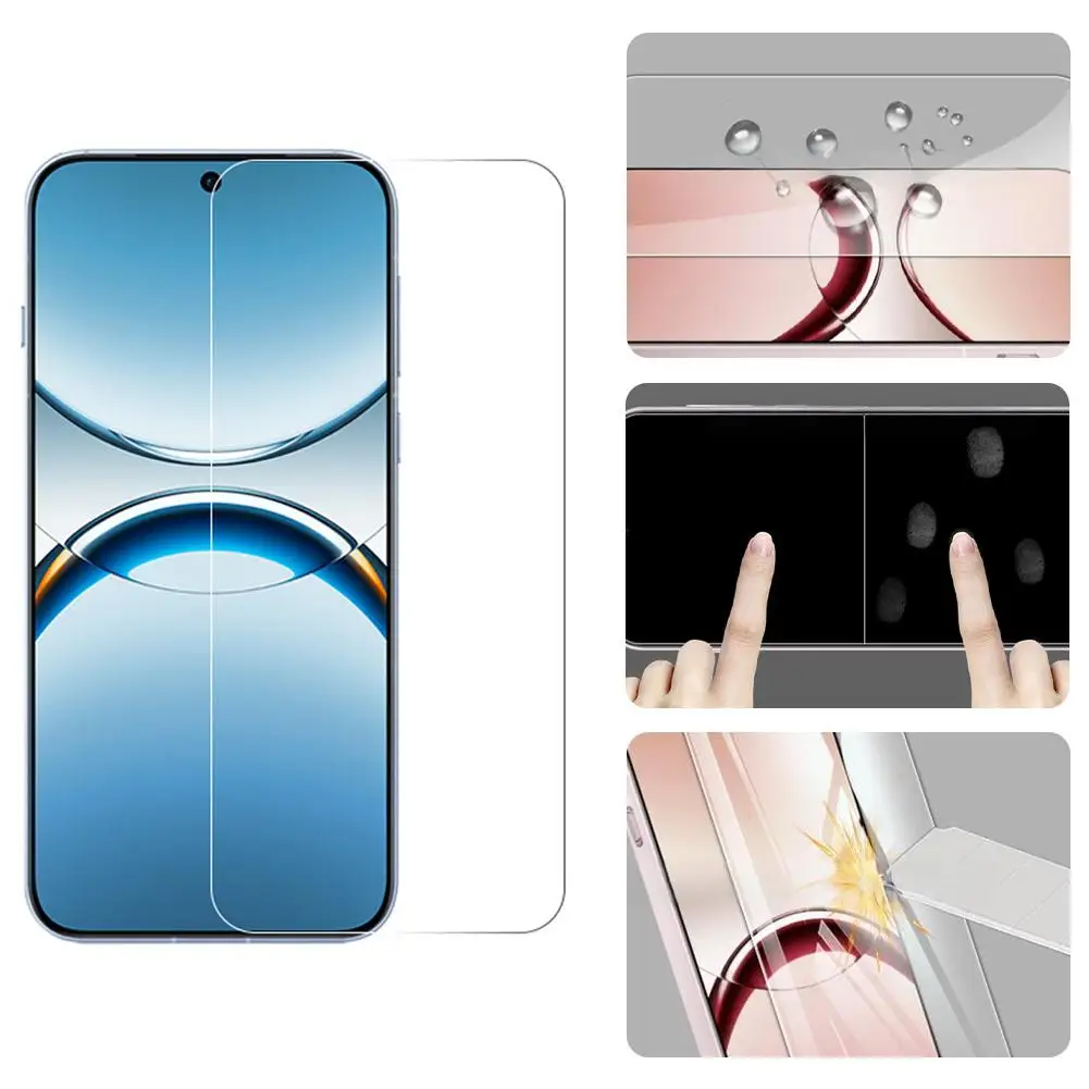 For Find X8/X8 Pro Tempered Glass Film Phone HD Display Screen Protector Film Scratch-resistant Glass Explosion-proof Acces S0G6