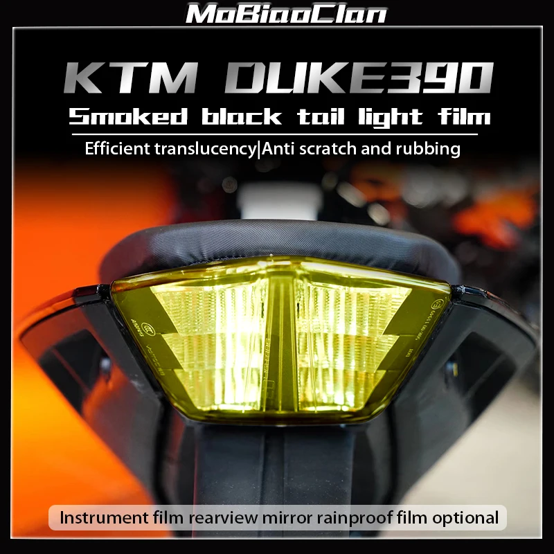 For KTM DUKE 390 Motorcycle Headlight Instrument Film Transparent Protection Film Modification Accessories