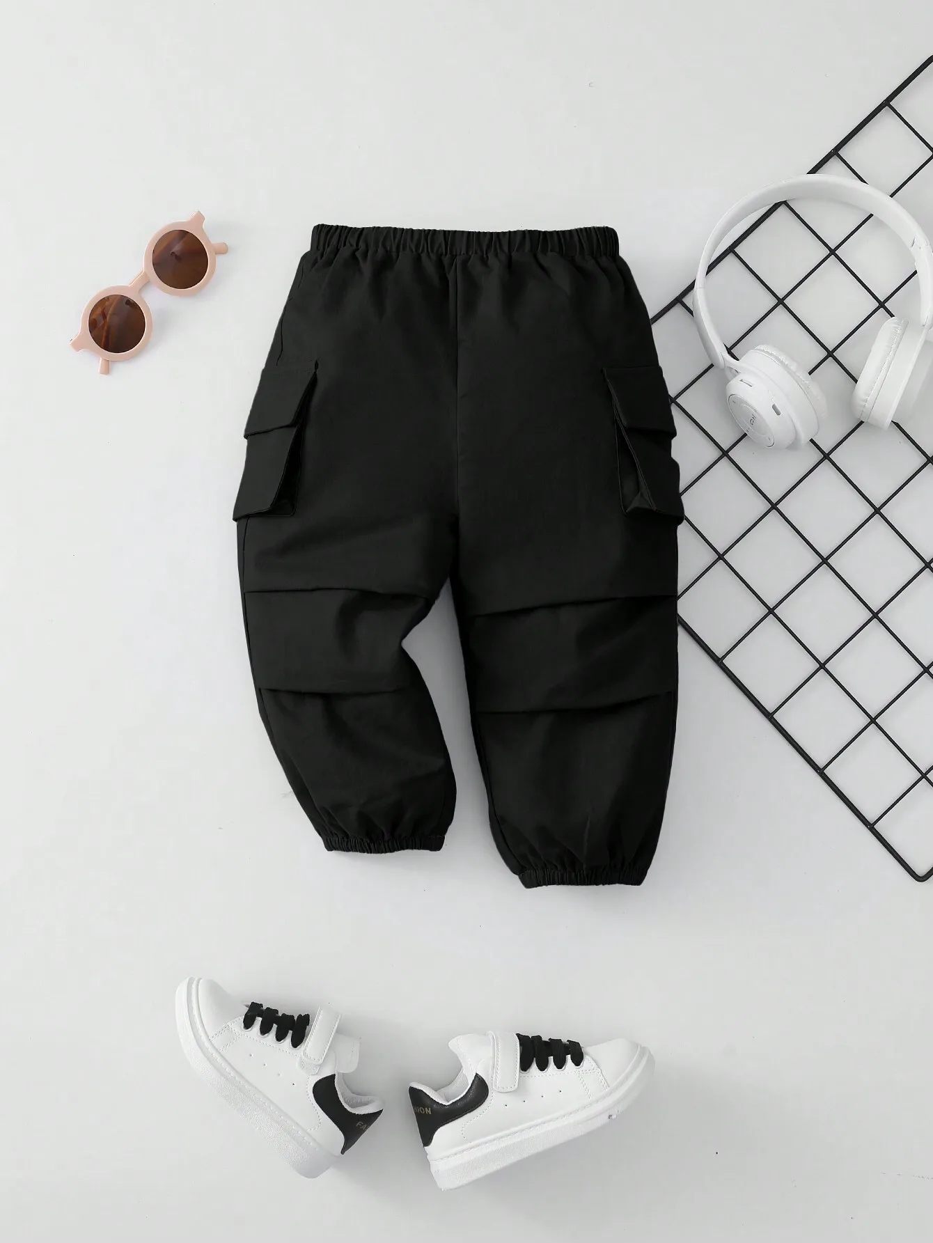 Black Kids Cargo Pa… - image