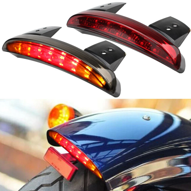 Motorcycle Tail Light For Harley XL883/1200LED Brake Light Motorcycles Modified Accessories Rear Fender 5-line Tail Lights