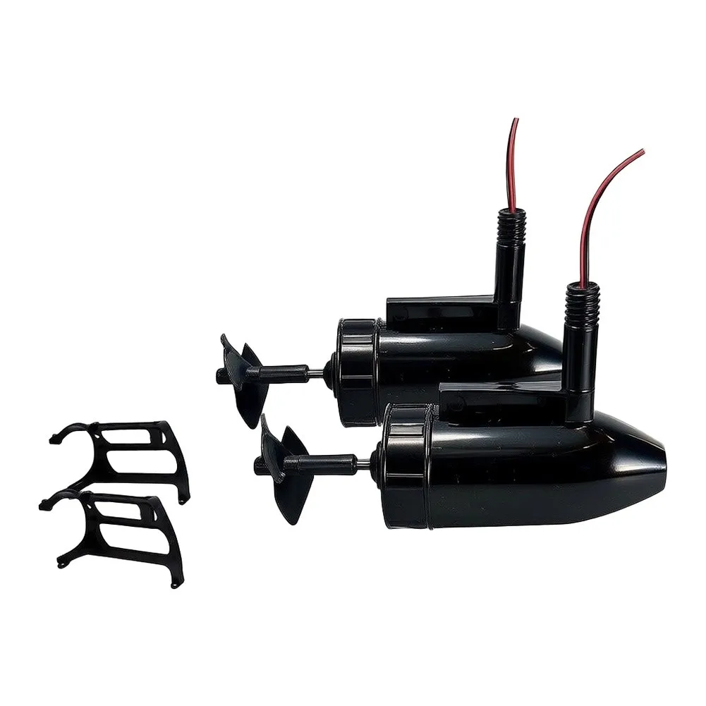 For Flytec 2011-5 Bait Boat Motor Kit 2 Motors 2 Propeller Guards ABS Construction for Reliable Water Operation