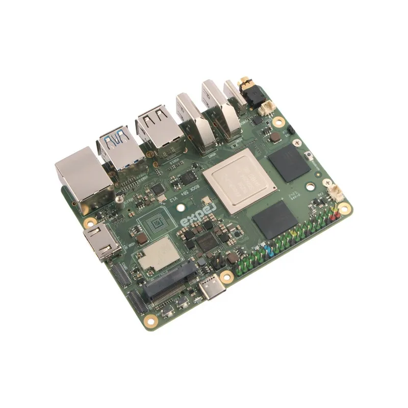 Radxa ROCK 5B + ROCK 5B plus RK3588 CPU de 8 núcleos, GPU e suporte NPU, 8K HDMI, LPDDR5 RAM e WiFi 6 computador de placa única