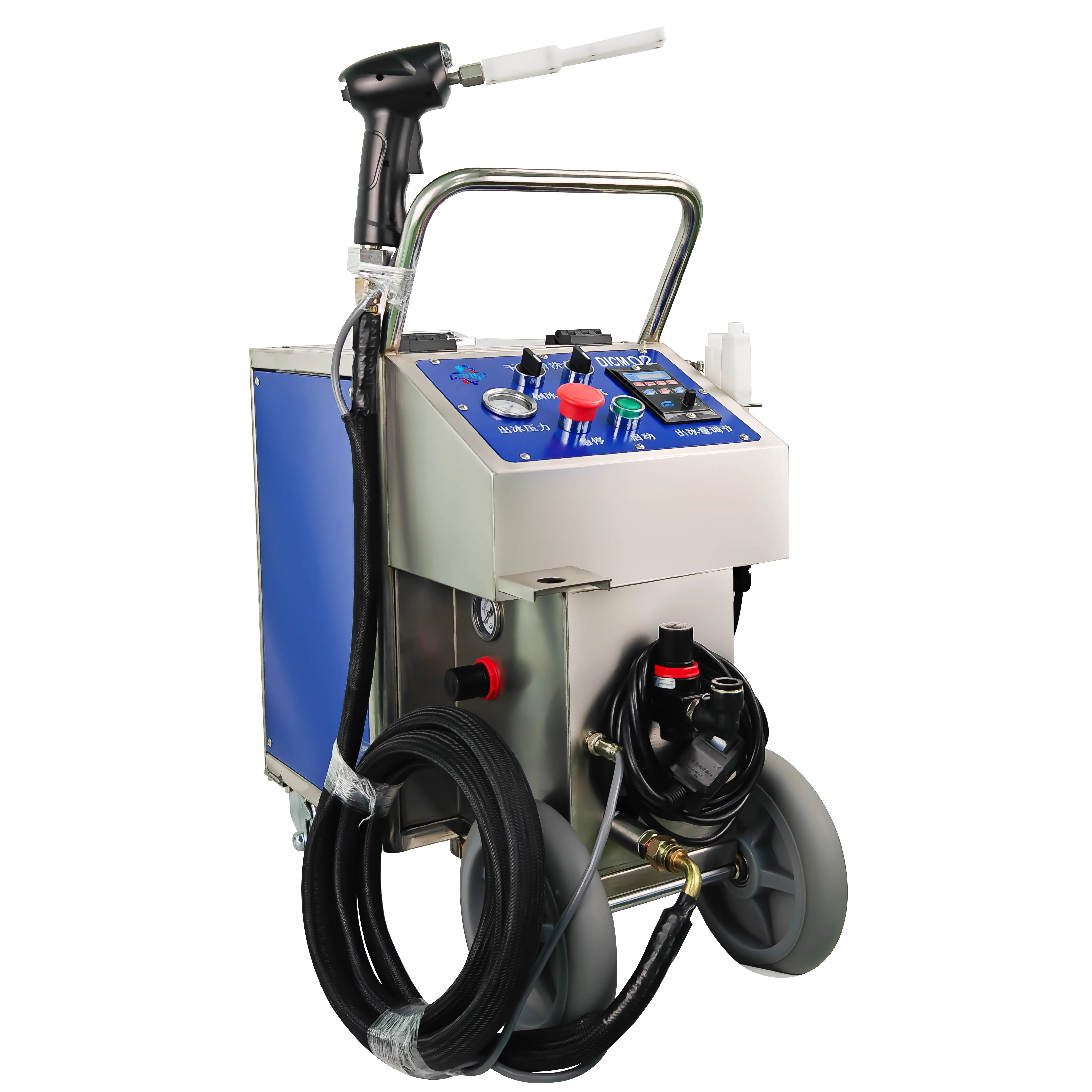 Easy to Operate Dry Ice Cleaning Machine Engine Cleaning Dry Ice Blasting Machine with CE Certificate