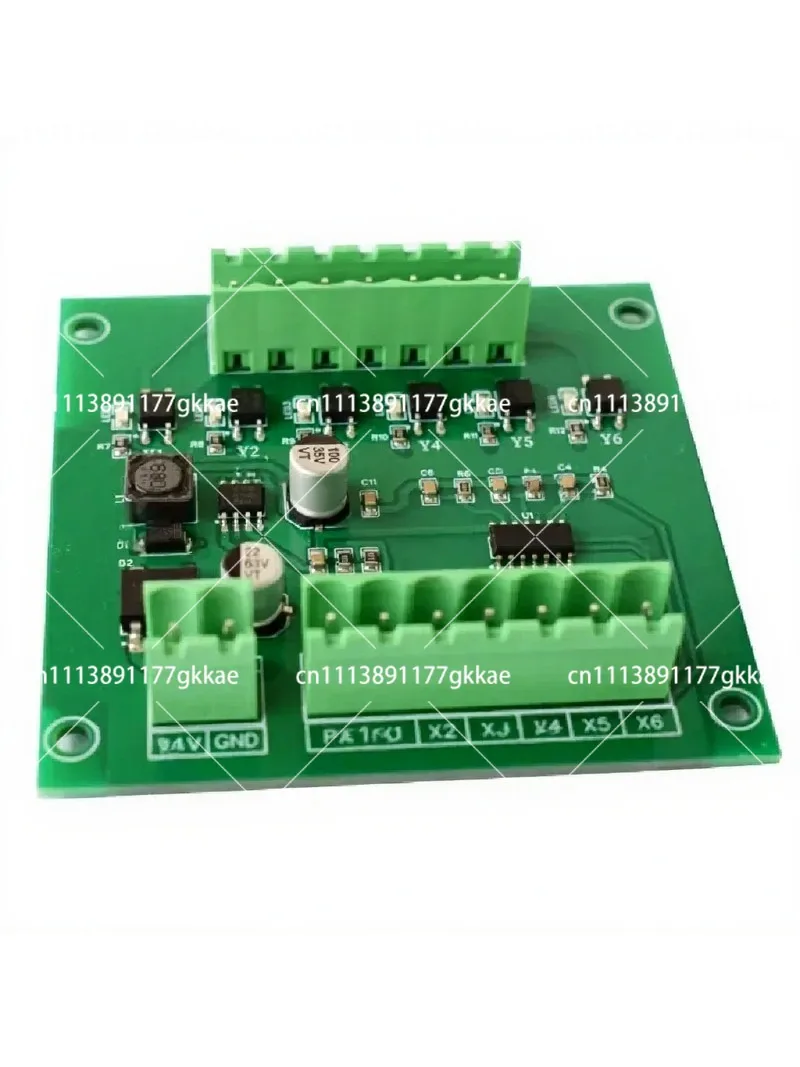 6-Way Electrode Water Level Sensor, 24V Signal Detection Circuit with Optocoupler Isolation for PLC Control