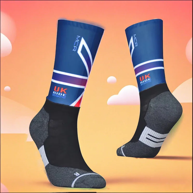 Anti Slip Professional Bike Socks Bicycle Compression Sport Sock Men And Women Street Sports Socks Racing Cycling Socks 08