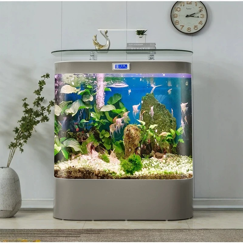Self-circulating Automatic Aquarium Floor-standing Safe Reception Desks Replacement Required Office Furniture Военное ДелоLJ40