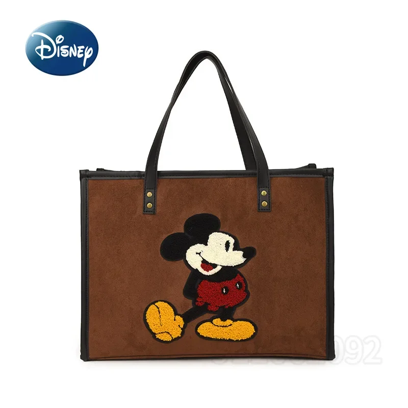 Disney Mickey New Women's Handbag Cartoon Women's Shoulder Bag Luxury Brand Women's Tote Bag Large Capacity High Quality