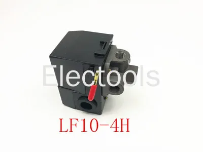 Imagem -02 - Interruptor de Pressão da Bomba 220v380v do Compressor de ar da Força Lf101h de Lefoo Personalizado Controlador de Pressão do Interruptor de Pressão do ar