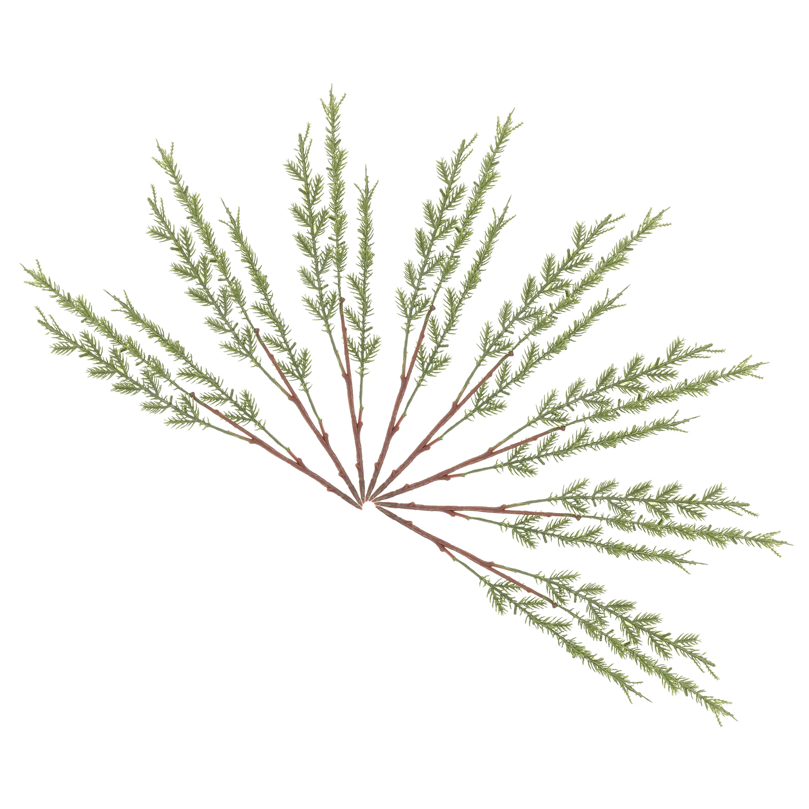 

8pcs Artificial Needle Branches Realistic Faux Greenery Stems For Christmas Wreath Garland Holiday Home Decor Pine Branch Picks