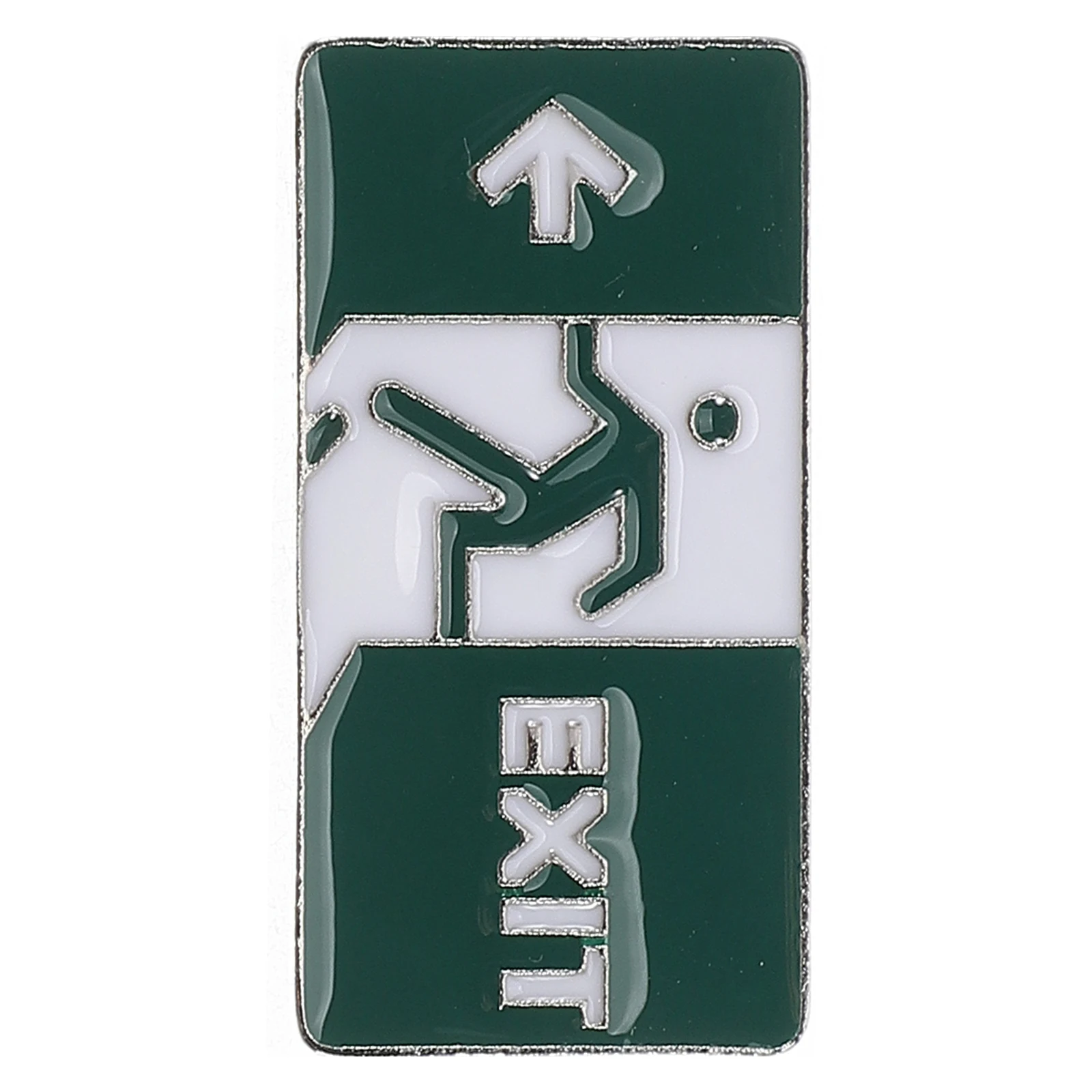 

Glow in Dark Brooch Unique Lapel Pins Fashion Safety Exit Enamel Badge Clothes Clothing Accessories Backpack Hat