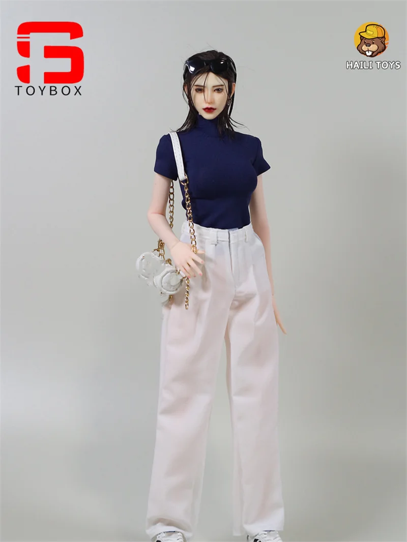 HAILI TOYS HF012 Skala 1/6 Codzienne Krótkie Rękawy Długie Rękawy Spodnie Ubrania Model dla 12-calowej Figurki Żołnierki