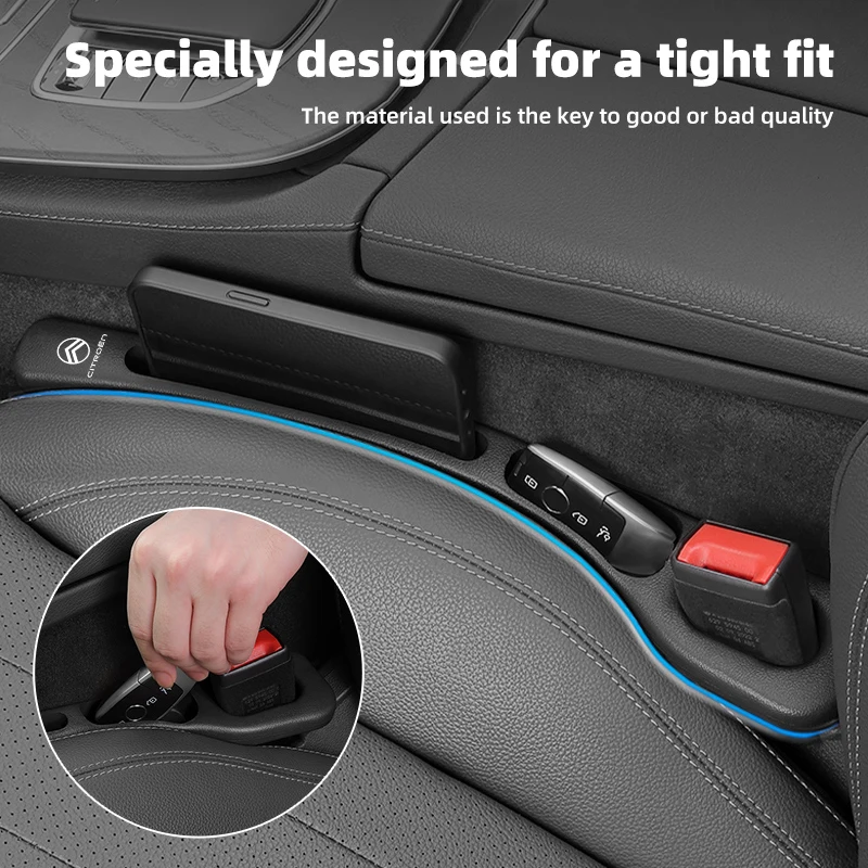 

Car Seat Gap Filler Organizer Waterproof Strip Auto Accessorie For Citroen C4 C3 C5 C1 Berlingo Celysee Cactus Picasso Aircross