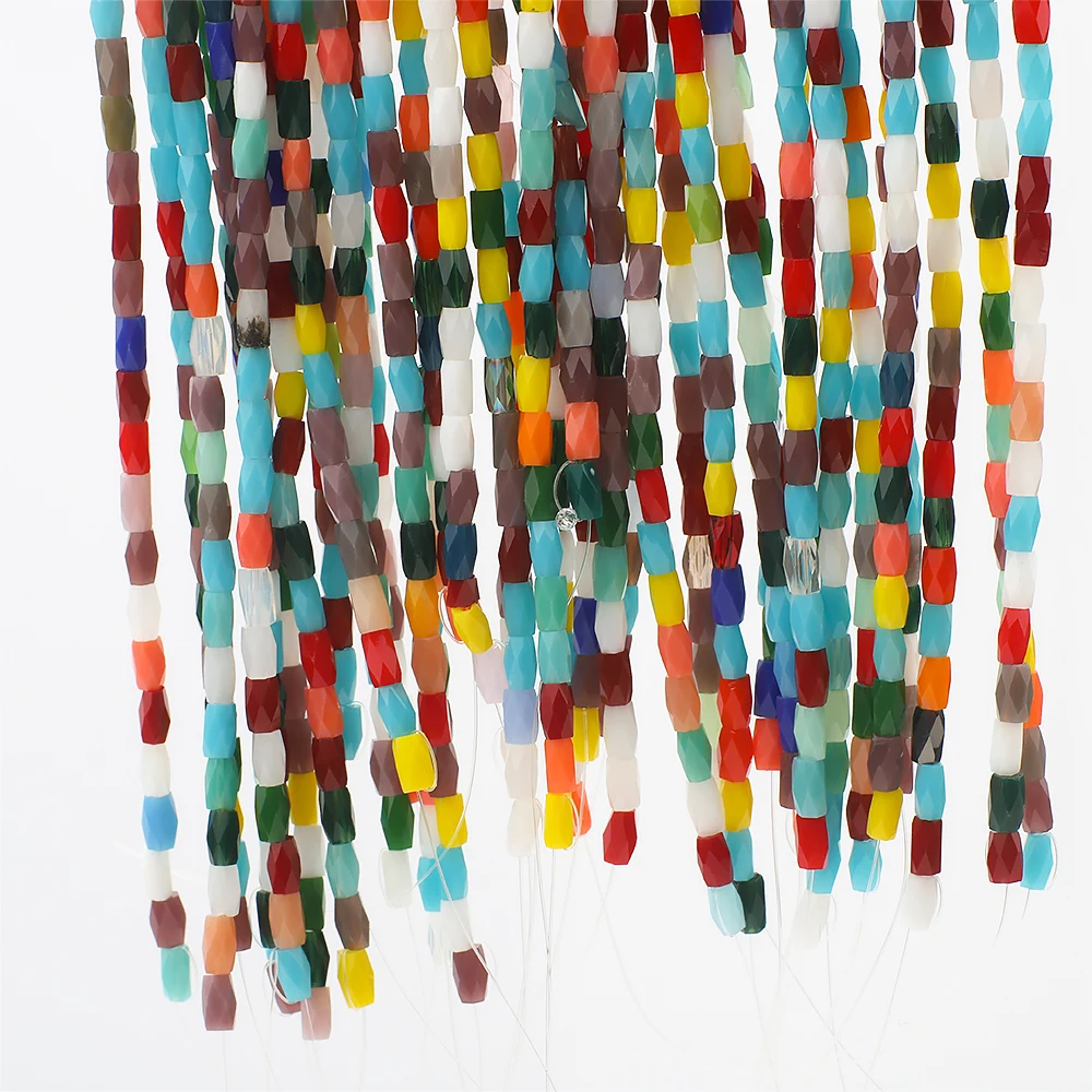 95 unids/lote 2X4mm tubo largo - Glass Seed Beads 2Mm Jewelry Making reseña y precio