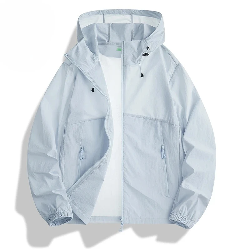 Maxbarley Summer Anti-UV Jackets Men Casual Outdoor Quick Drying Sun Protective Windbreaker Women Running Camping Climbing Coat