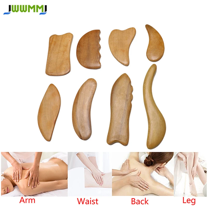 

8pcs Fasci Massage Tools,Wooden Muscle Roller, Massage Roller Stick for Athletes,Help Reducing Muscle Soreness Muscle