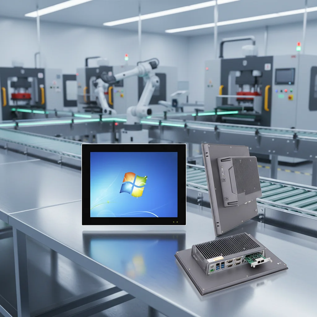 7-27 Inch Fanless Industrial Panel Touch Pc Embedded Android/linux/win 10 11 All in One Monitor for Industrial Automation