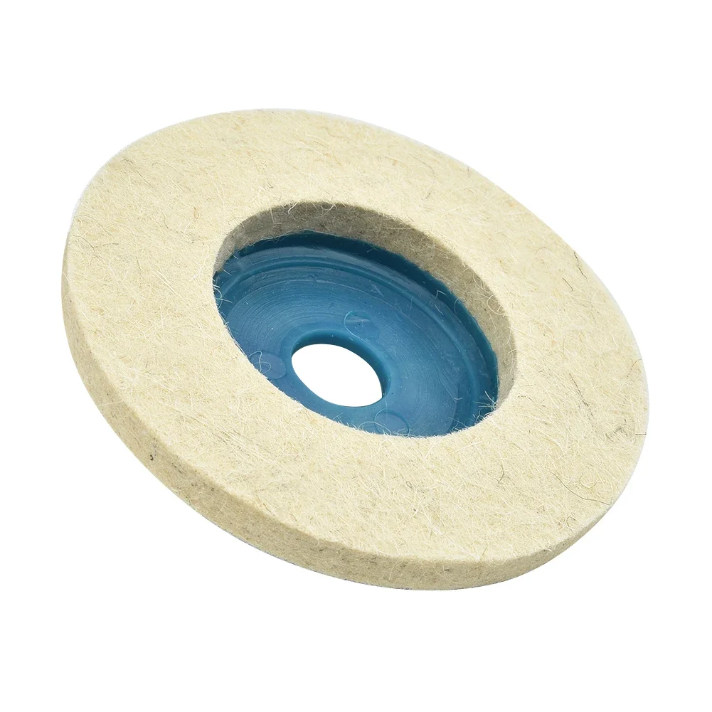 100mm 4inch Car Polishing Disc Wool Felt Abrasive Buffing Wheel Grinding Sanding Polishing Disc Pad For Angle Rotary Tool