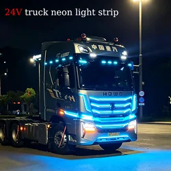 24V Monochrome LED decorative light refitted for trucks Atmosphere light for buses Daytime running light Indoor atmosphere lamp