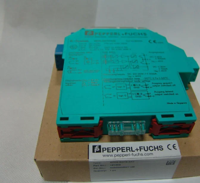 Original PepperL+Fuchs Frequency Converter Isolating Barrier KFD2-UFC-Ex1.D Safety Barrier