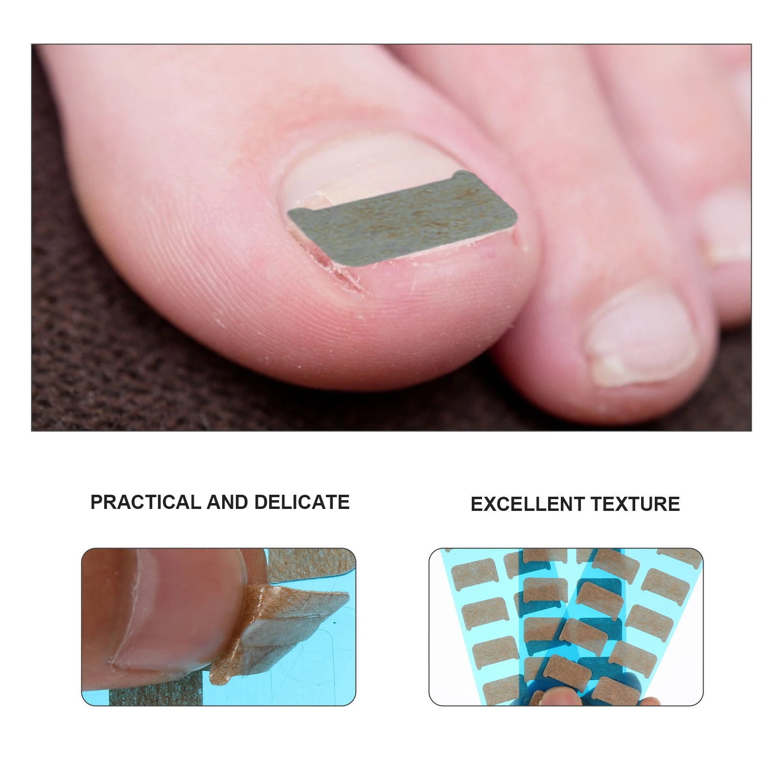 

36pcs Jelly Glue Toenail Corrector Stickers Breathable Self Adhesive Patches for Nail Care Ingrown Tapes Healing Yellow