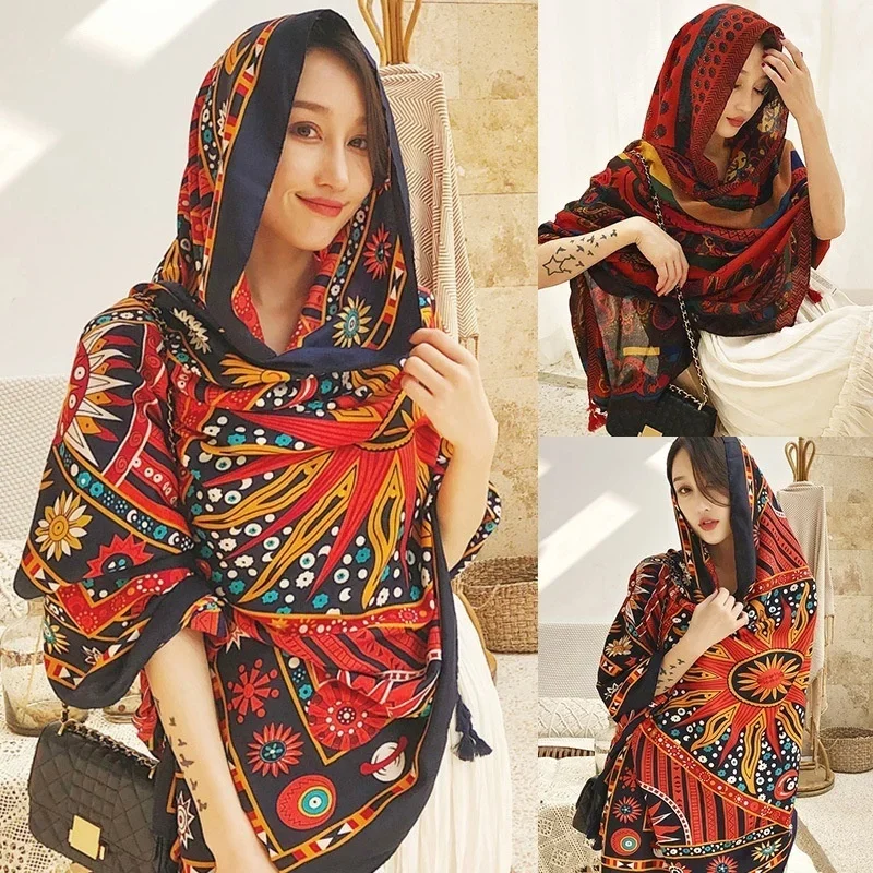 

New Fashion Women Scarves Long Large Wrap Lady Summer Beach Scarf Shawl Scarfs for Ladies