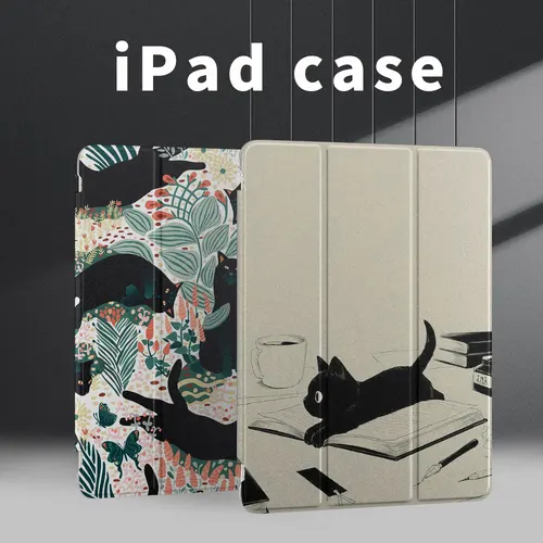 Funda para Ipad Pro 11 Air 5 4th 6th 10,9 para Funda ipad 9th 10th 7th 8th Generación Mini 6 2024 10,2 9,7 8,3 pulgadas lindo patrón de gato