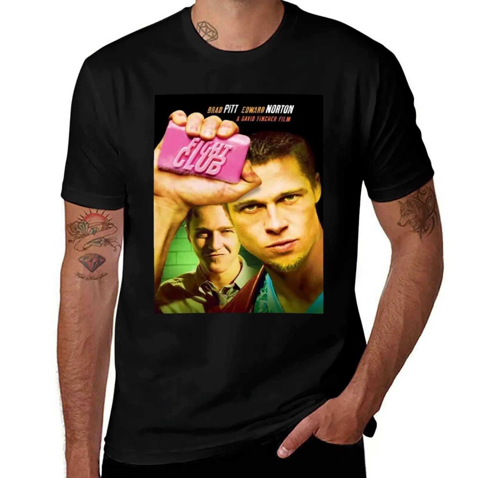 

Fight club T-Shirt tshirts personalised plain anime shirt blacks men t shirts