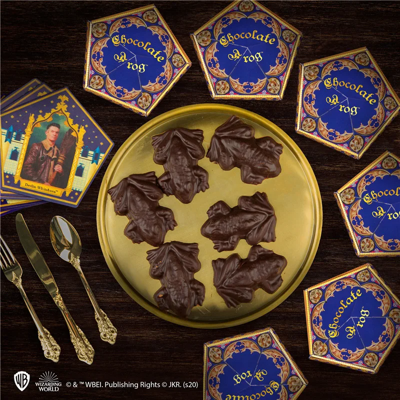 New Harries Cake Mold Pottered Chocolate Frog Mold Party Packing Box Anime Figure Wizard Card Creative Collection Gifts with Box