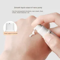1 Set 5-15ML Clear Empty Refillable Airless Vacuum Pump Cream Lotion and Spray Portable Bottle Set Sample Packing for Toiletries 2
