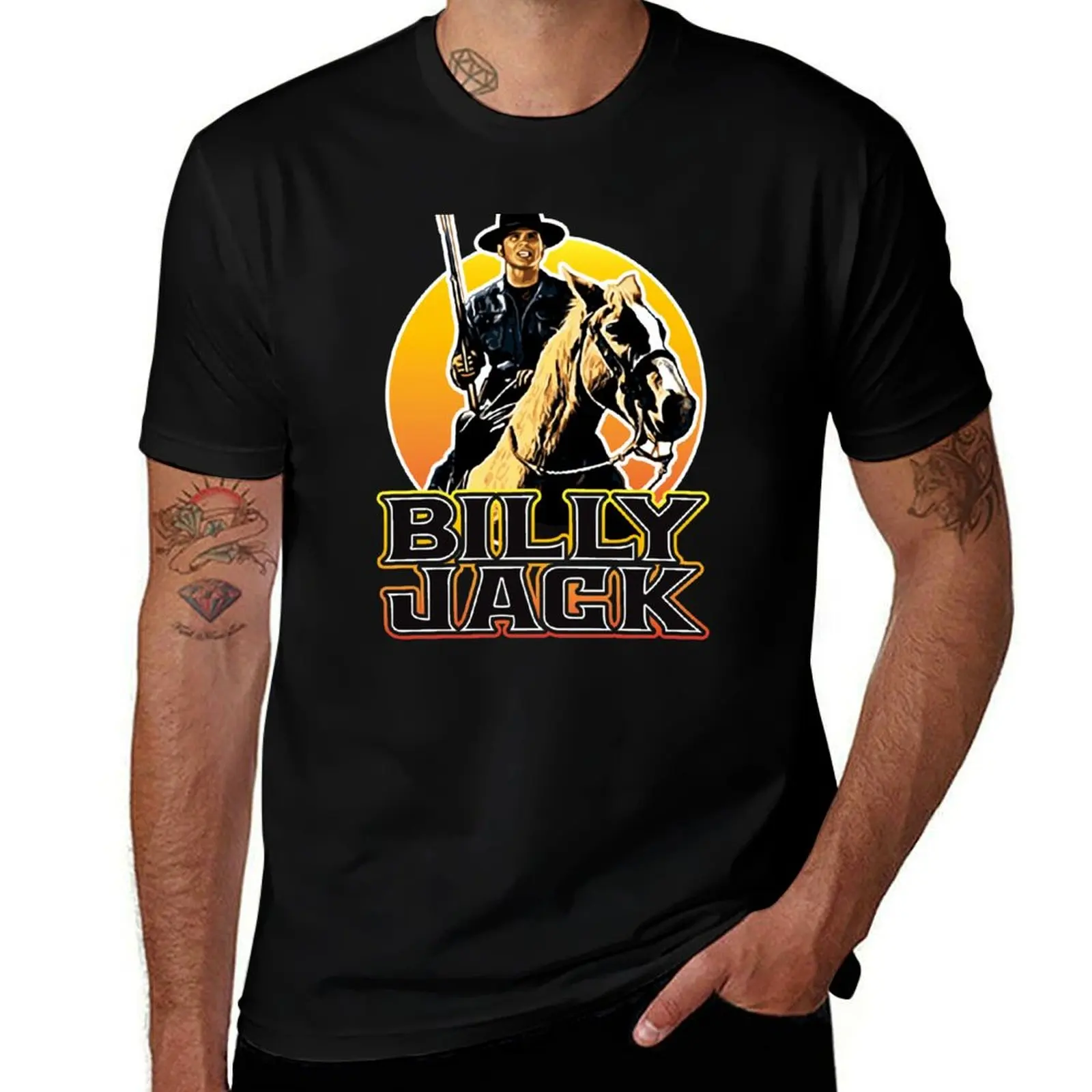 Billy Jack One Man Becomes The Law T-Shirt décontracté léger à manches courtes