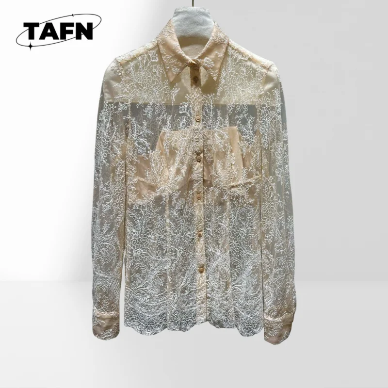 

Ladies Pleated Shirt Long Sleeve Work Casual Blouse Women's Ruffle Collar Shirt Office Long Sleeve BlouseAG3179