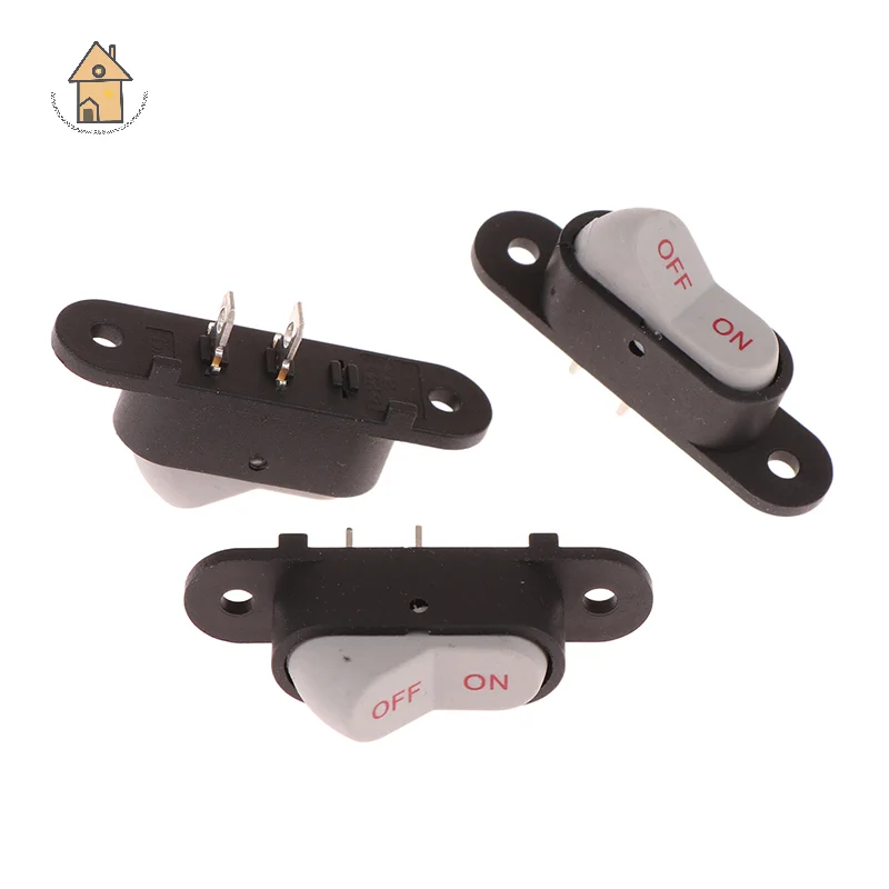 

5Pcs 2 Pin Light ON/OFF Boat Button Switch 250V 6A AC AMP 125V 10A Electric Wok Rice Cooker Home Start Switches