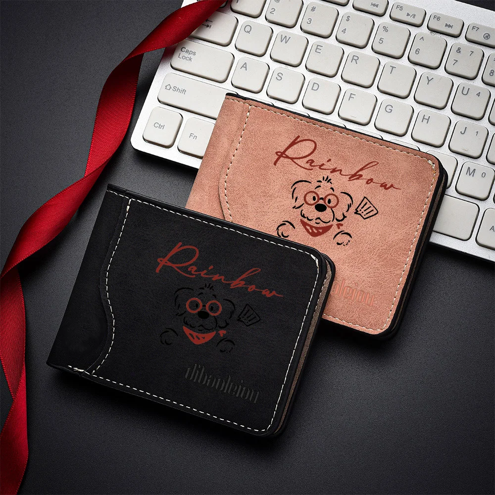 2026 New Pattern Printed Wallet - Ultra-thin Design, Stylish and Simple, a Versatile and Casual Men's Wallet