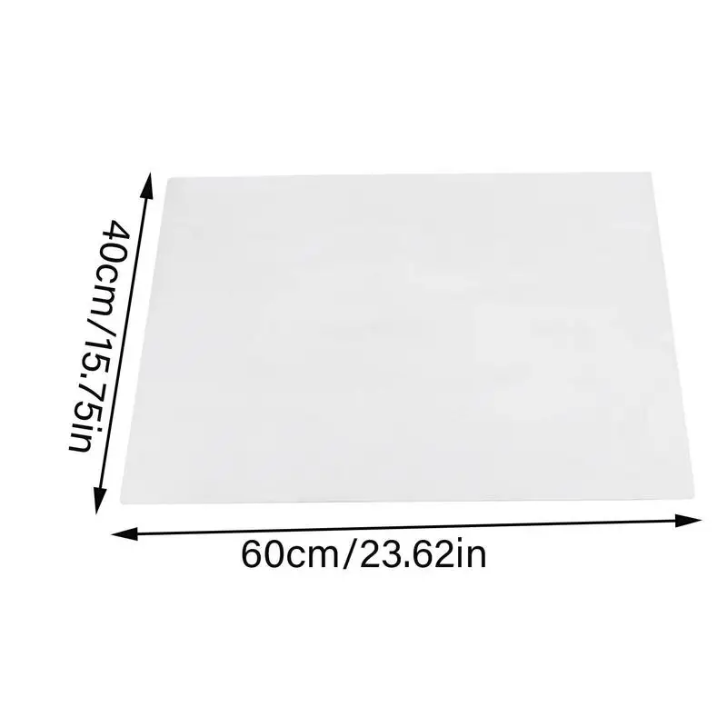 Table Mat Clear Protective Desk Mat Waterproof Nonslip PVC Table Cover Cuttable For Office Desks Coffee Tables Dining Tables