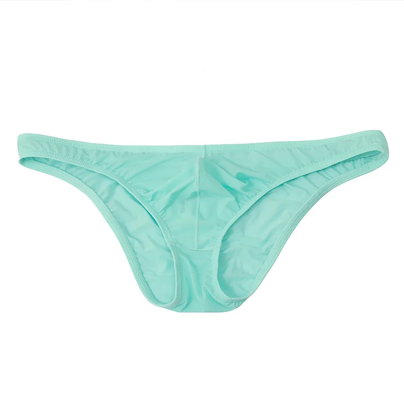 

Men's Seamless Breathable Briefs Ultra-thin See-through Low-rise Underwear Sexy Transparent Low Waist Seamless Men's Solid